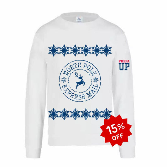 Ugly Sweatshirt Christmas blanco